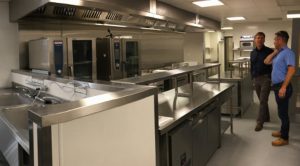 fully refurbished commercial kitchen